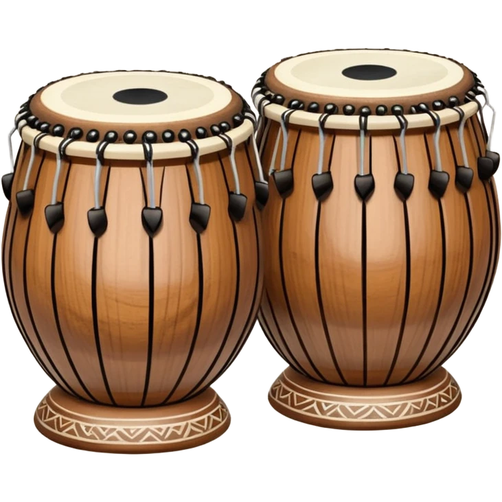Indian tabla two small emoji