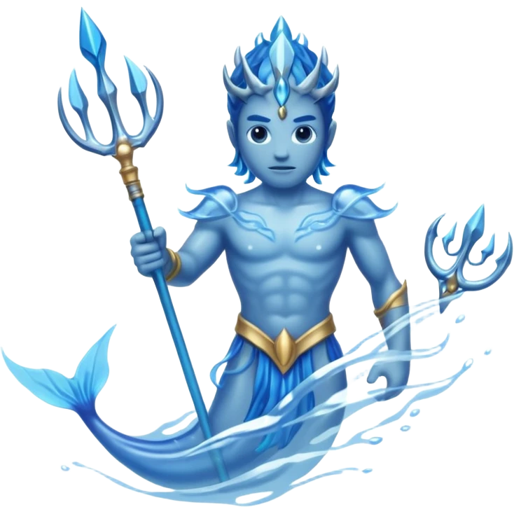 water elemental trident emoji