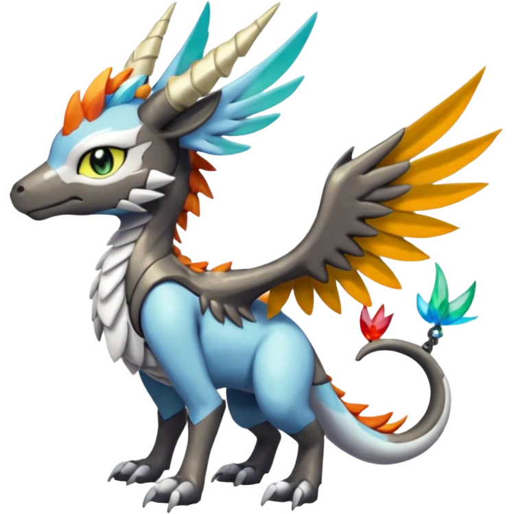 Meloetta-MLP-Wargreymon-Dutch-Angel-Dragon-Silvally-Kyurem-Trico-Pokémon-Digimon-Fakémon-fusion-hybrid-creature emoji