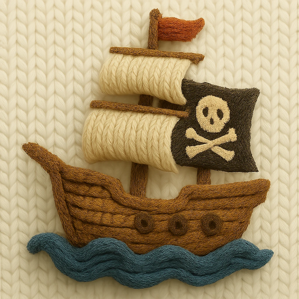 pirate ship emoji
