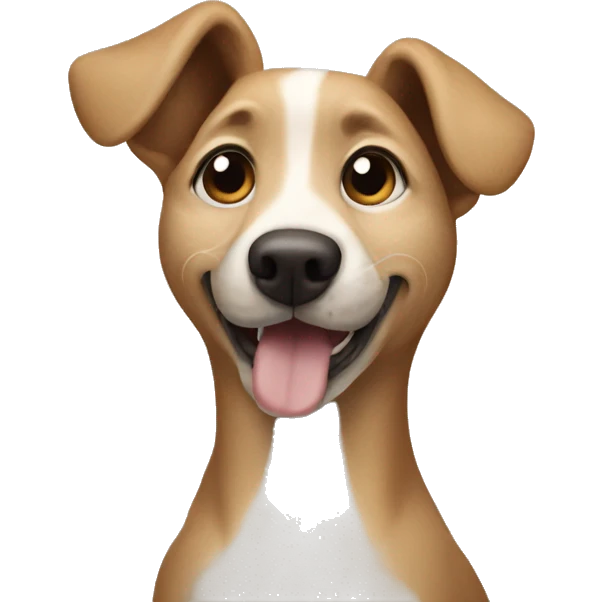 Dog with the oh well hands  emoji
