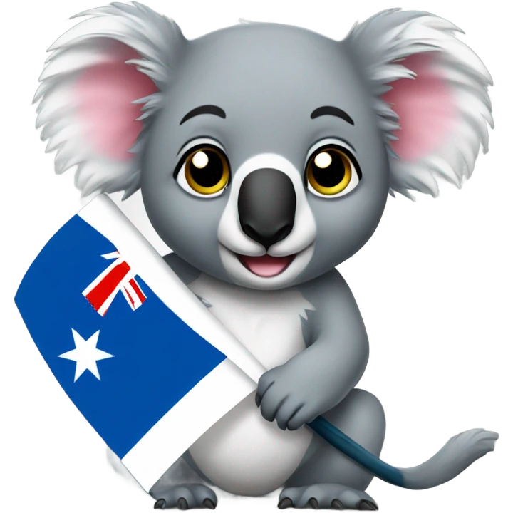 somali flag being held buy a koala emoji