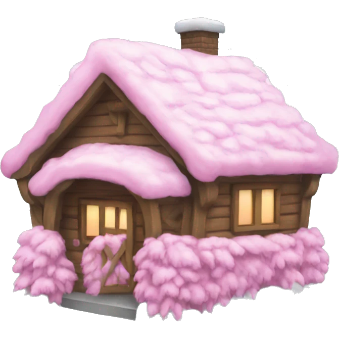 Pink winter  emoji