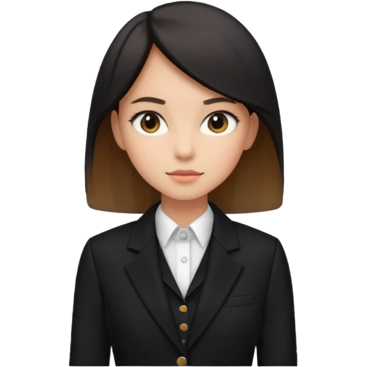 Solo un saco de sastreria para chica emoji