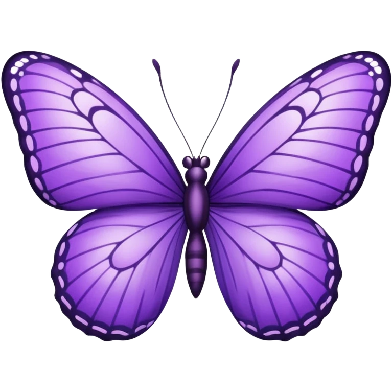 Purple butterfly emoji
