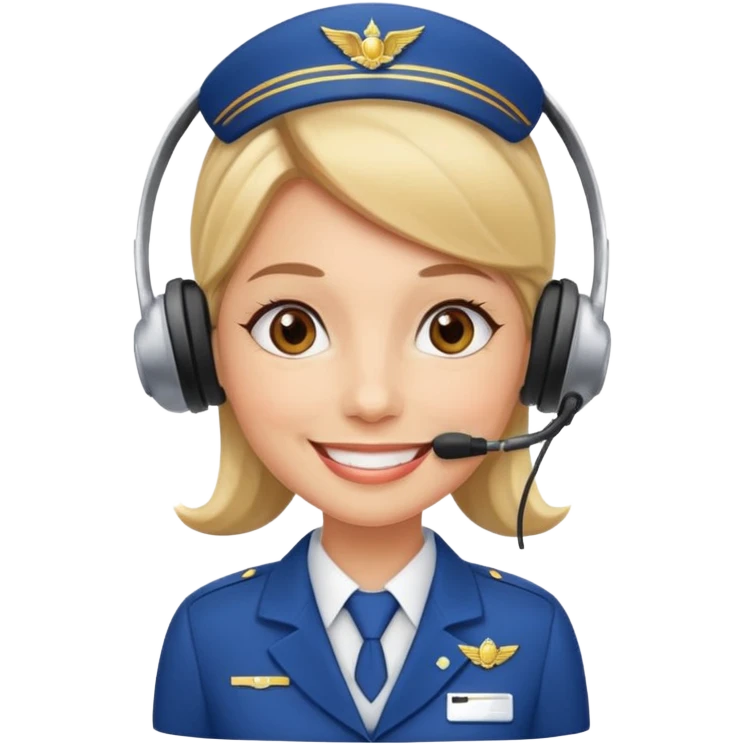 Tripulante de cabina  emoji