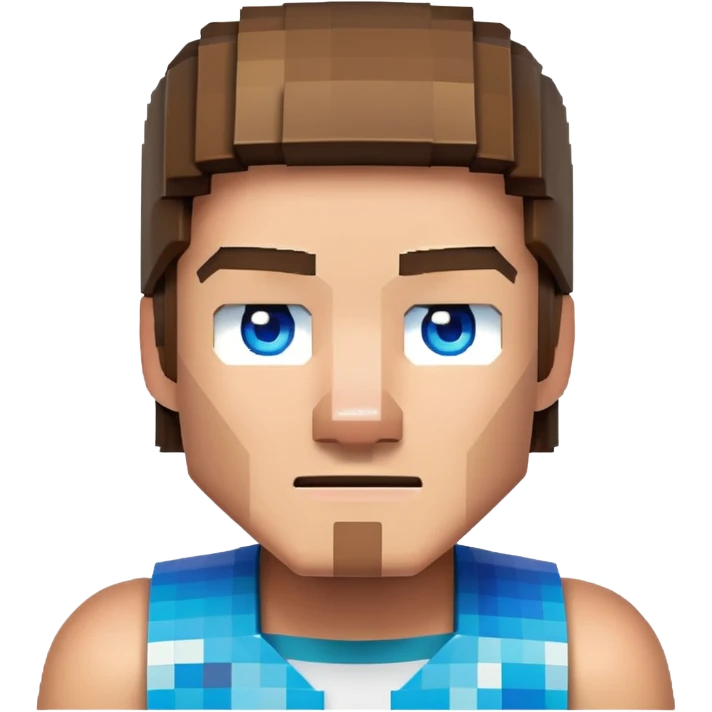 Minecraft Steve character emoji