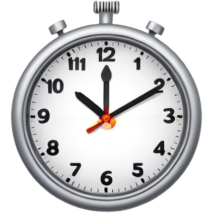 Clock it  emoji