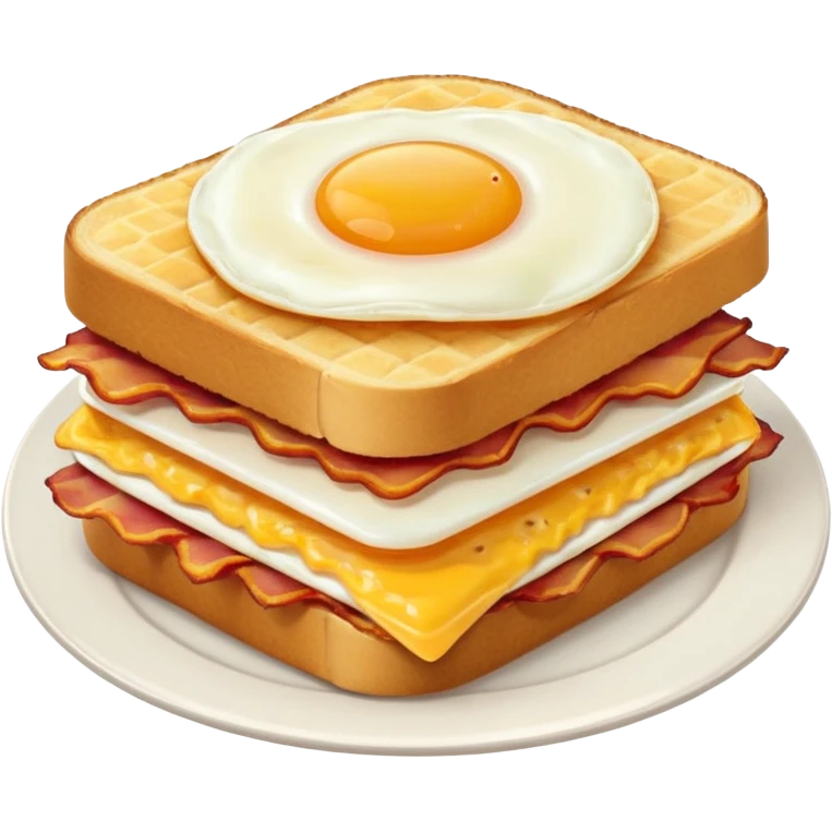 bacon egg and cheese with hashbrowns emoji