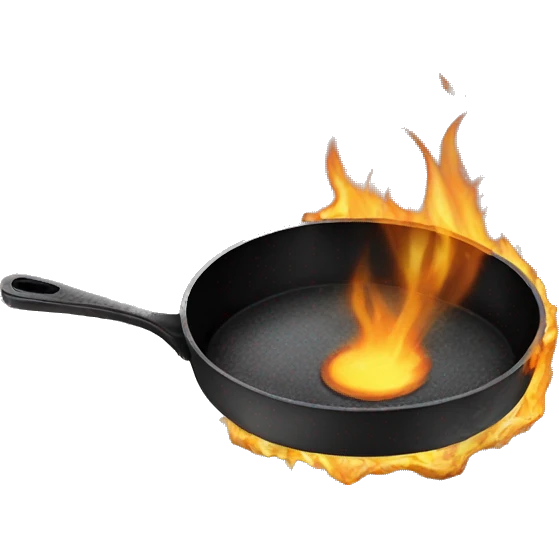 Burnt Frying Pan emoji