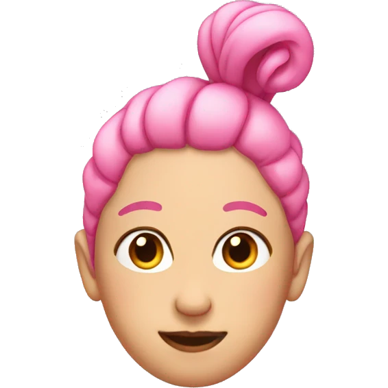Pink bun  emoji