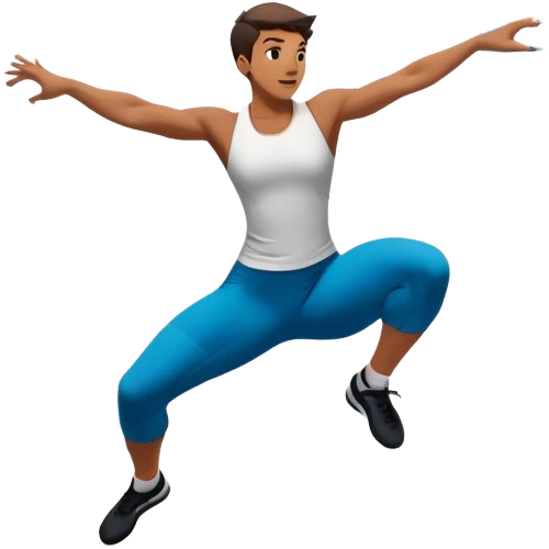 A person leaping between buildings or scaling a wall with agility and precision. The scene captures dynamic motion, showcasing strength, flexibility, and the thrill of urban acrobatics against an urban cityscape backdrop. emoji