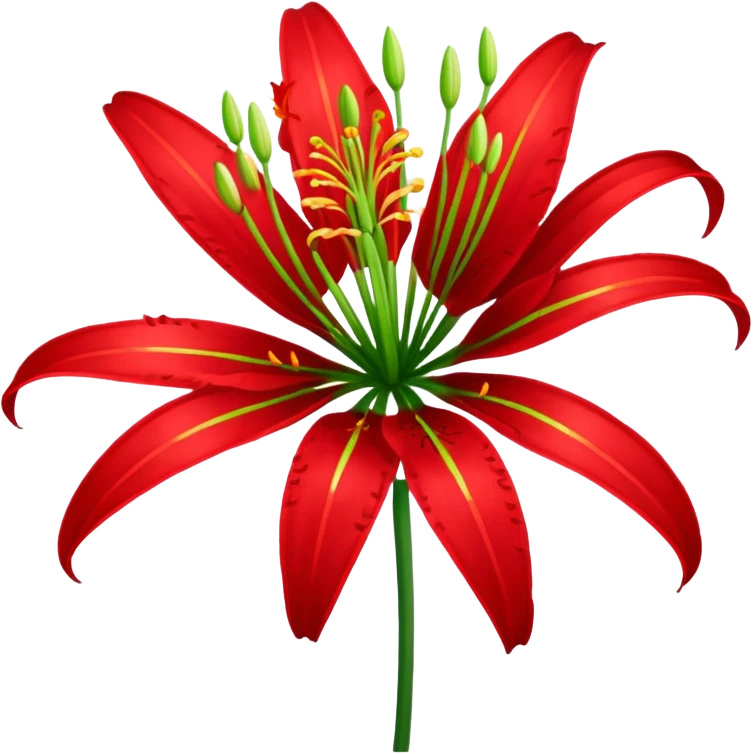 Red spider lily emoji