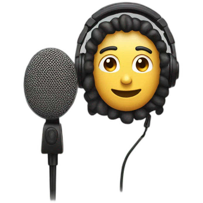 Voice Actor ROPOTE a voice over studio microphone emoji
