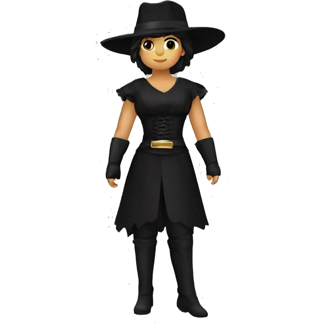 zorro femenino vestido de karateca emoji