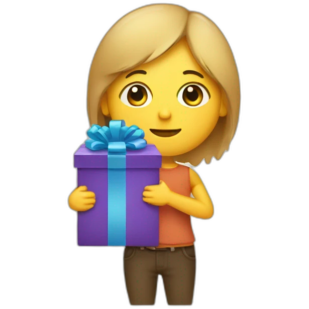 make the algorithm as a person who gives a gift emoji