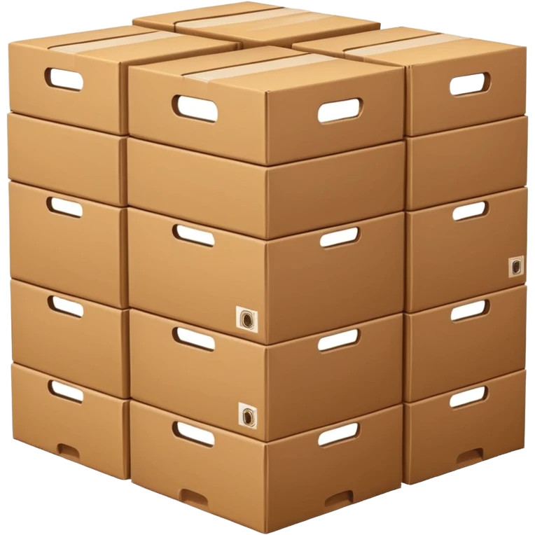 stack of many beer boxes emoji