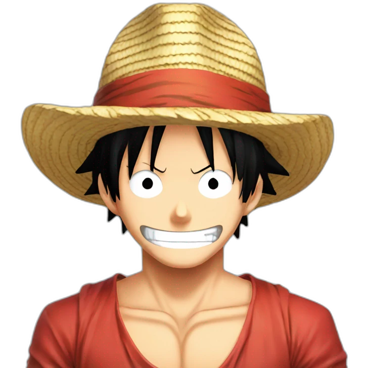 One piece luffy emoji