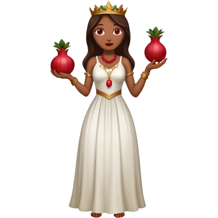 La diosa Tanit a cuerpo completo emoji