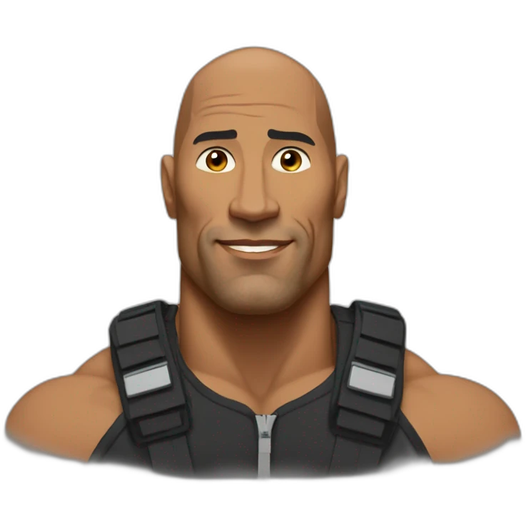 The rock sigma emoji