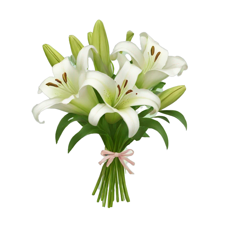 Bouquet of lilies emoji