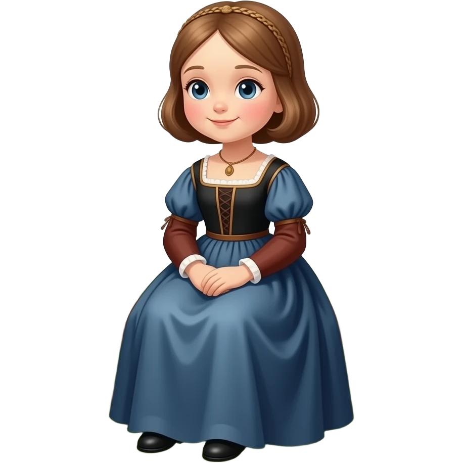 Renaissance small girl emoji