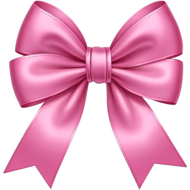 Pink bow emoji
