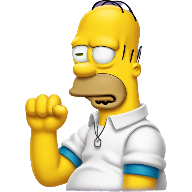 Homer simpson emoji