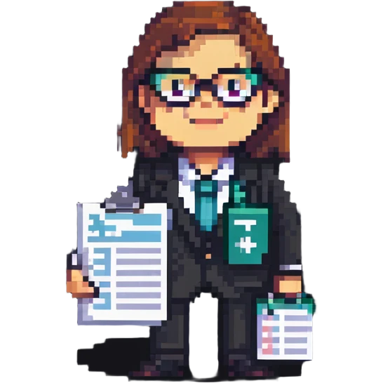 accountant with tax forms emoji