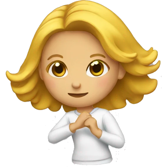 Fille qui fait un dab  emoji