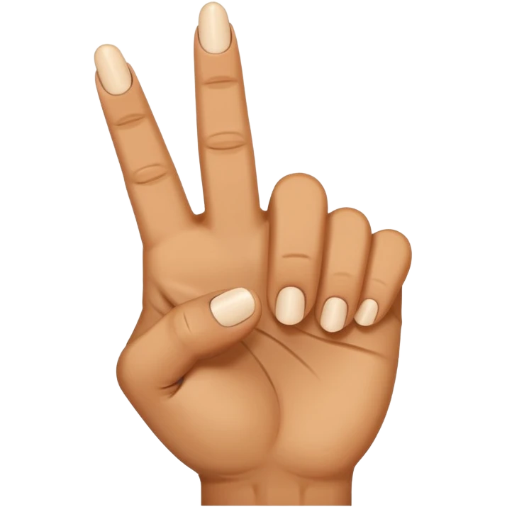 i want to create simple enoji for whatsapp the amojy of hand with the middle finger down emoji