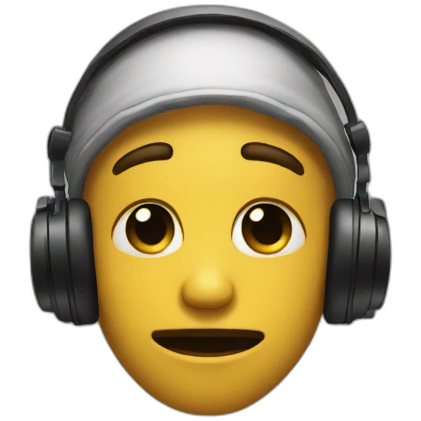 sobbing dj emoji