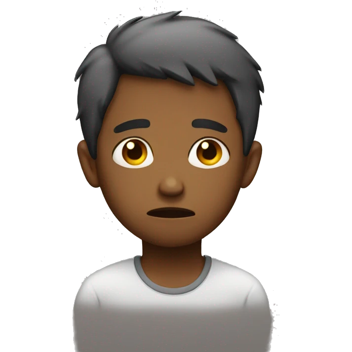 Sad boy emoji