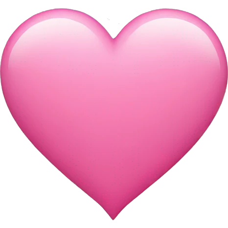 Pink heart emoji