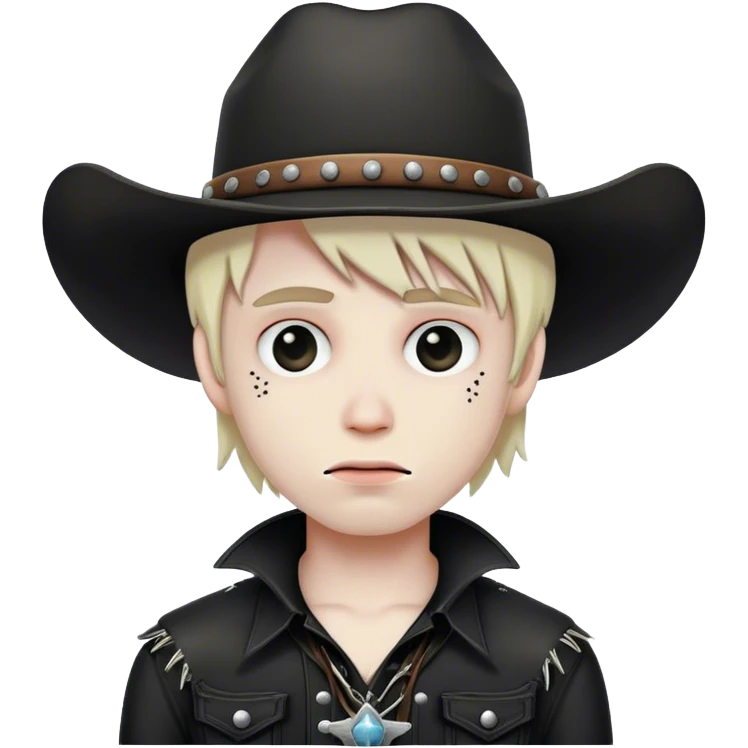 Emo cowboy emoji