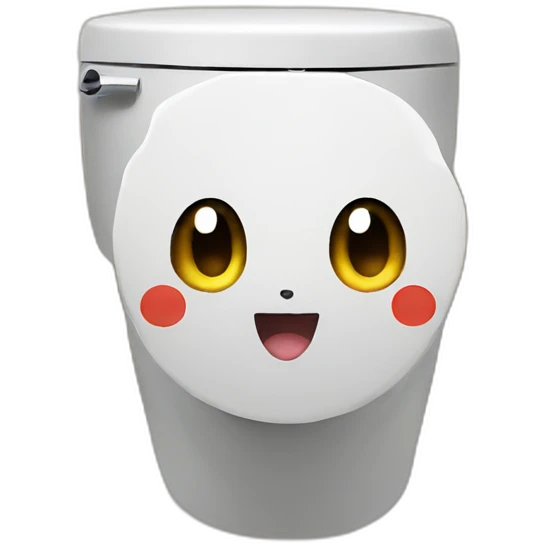 pokemon on the toilet emoji