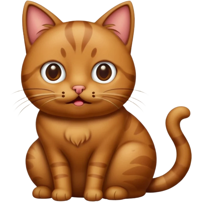 cat with poop emoji