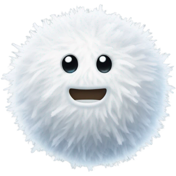 Snowball emoji