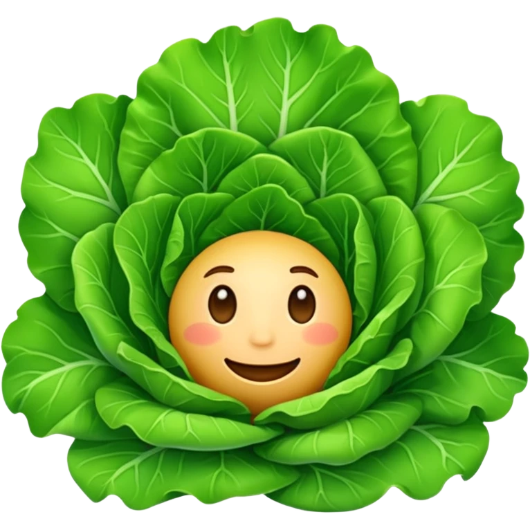 green lettuce emoji