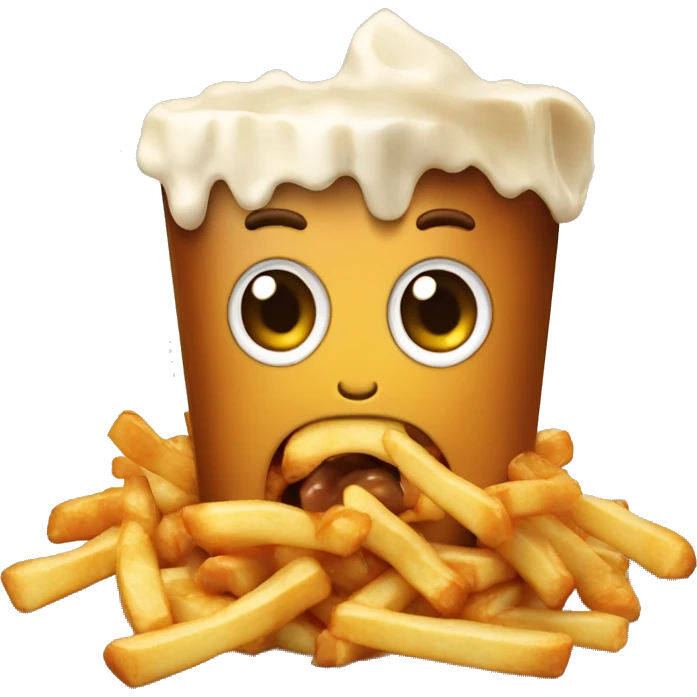 Poutine mange  emoji