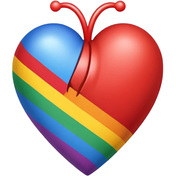 🫀+🏳️‍🌈 emoji