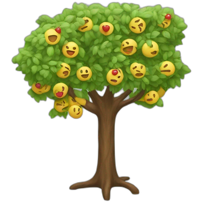 rotated decision trees emoji