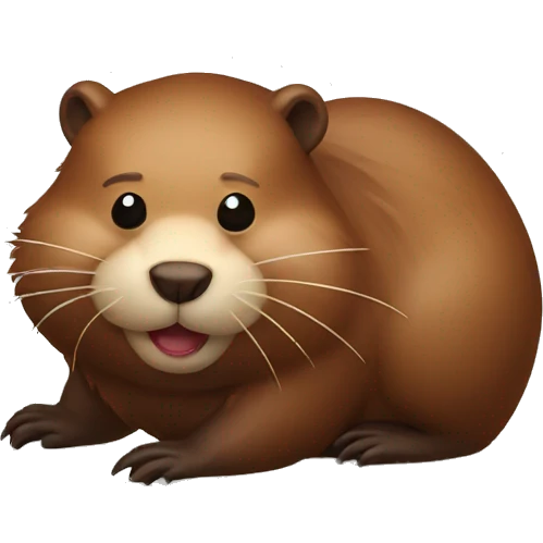 beaver fat emoji