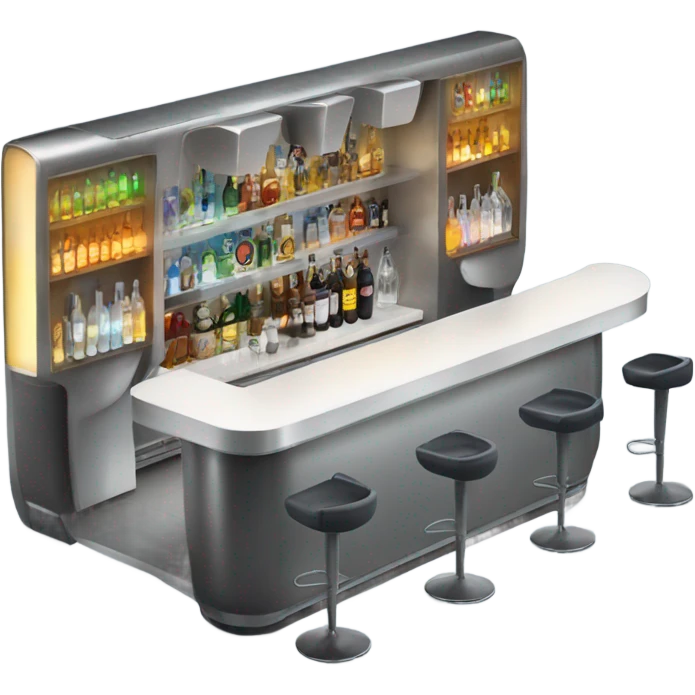 futuristic bar emoji
