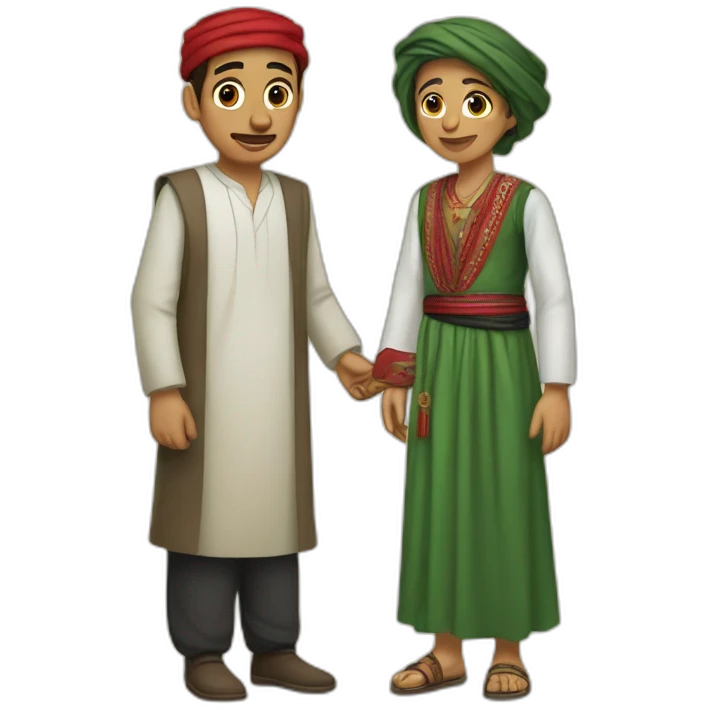 maroc et palestine emoji