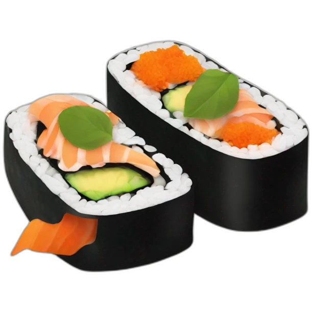 Halloween sushi emoji
