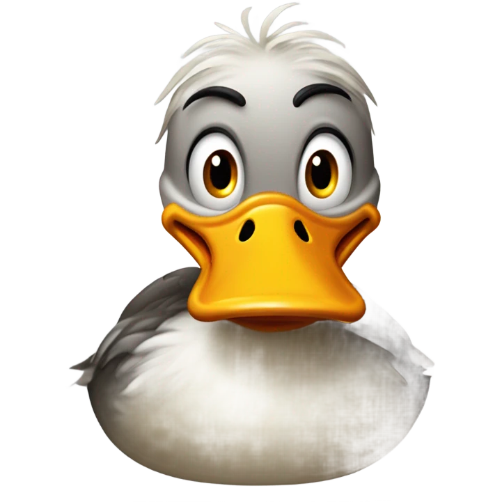 Angry duck emoji