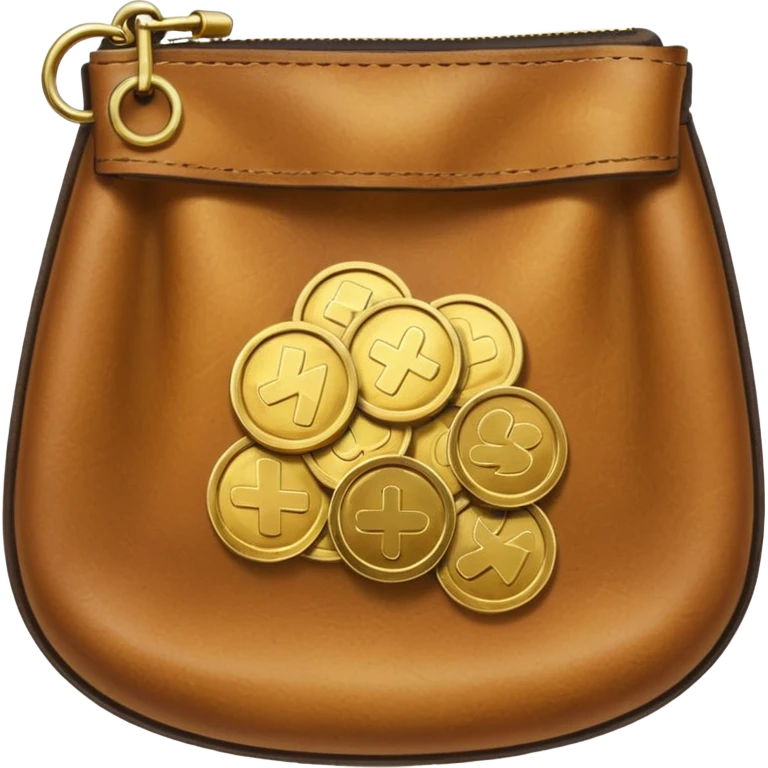 pouch of coins emoji