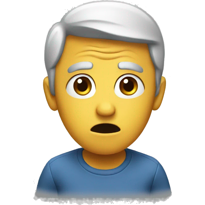 Extremely confused emoji