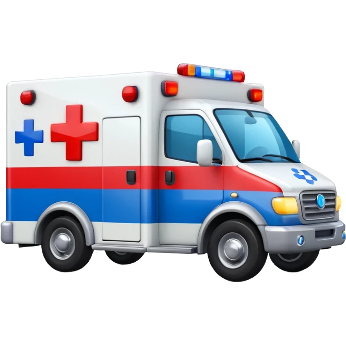 ambulance Siren light emoji